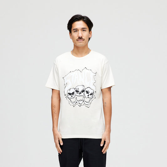 Stance Triple Threat T-Shirt Vintage White |model