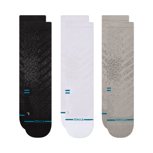 Stance Run Light Crew Sock 3 Pack Multi