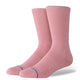 Stance Icon Crew Sock Dusty Rose