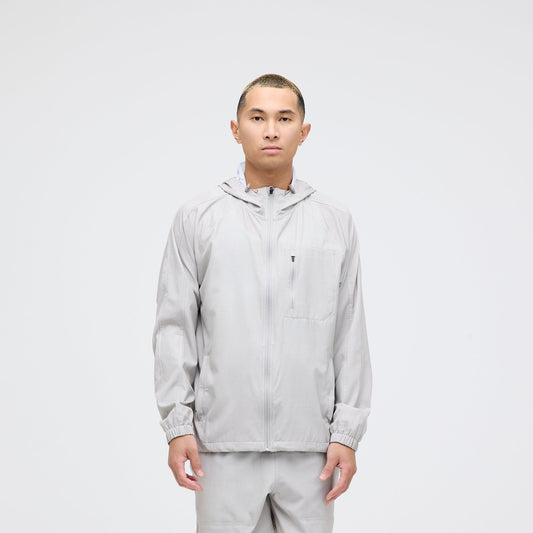 Stance Warm Up Jacket String Grey |model