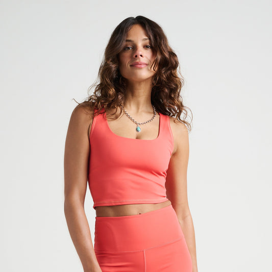 Stance Women's Happenings Crop Top Melon |model