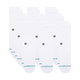 Stance ICON CREW SOCK 9 PACK White